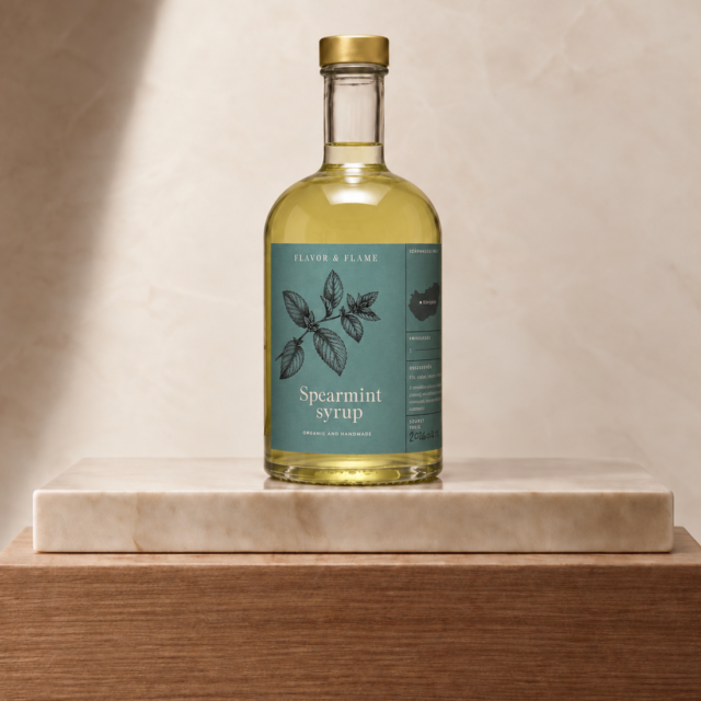 Spearmint syrup